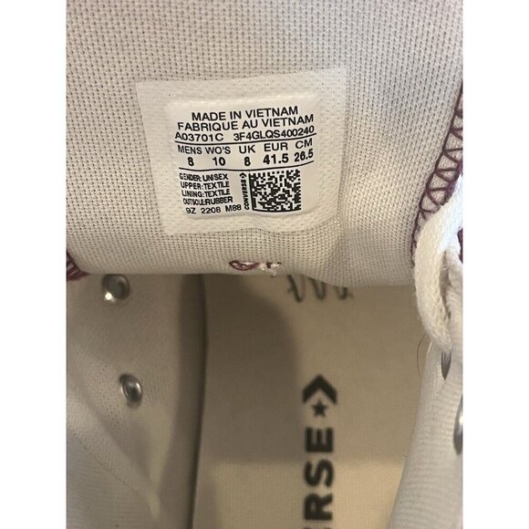 Converse CTAS Lugged 2.0 Hi Mystic Orchid Black Egret Platform Sneakers - Picture 11 of 12